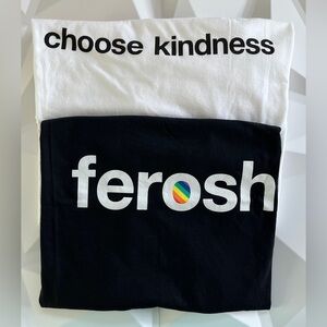 QE Queer Eye T-Shirt Tee Rainbow Adult Unisex “Ferosh”XL “Choose Kindness”M
